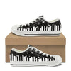 Piano & Butterfly Print Canvas Shoes