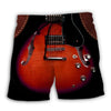 Music Guitar Graphic Summer Shorts