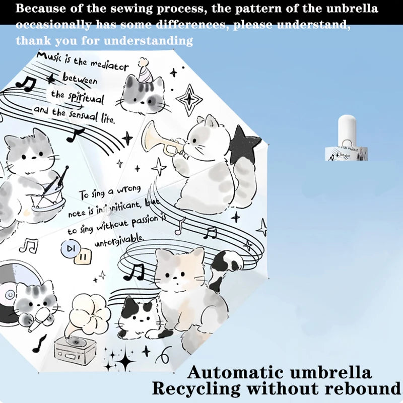Music Cat Umbrella