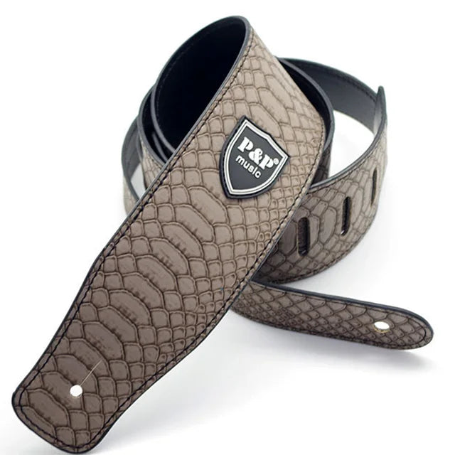 Adjustable Genuine Leather Guitar Straps