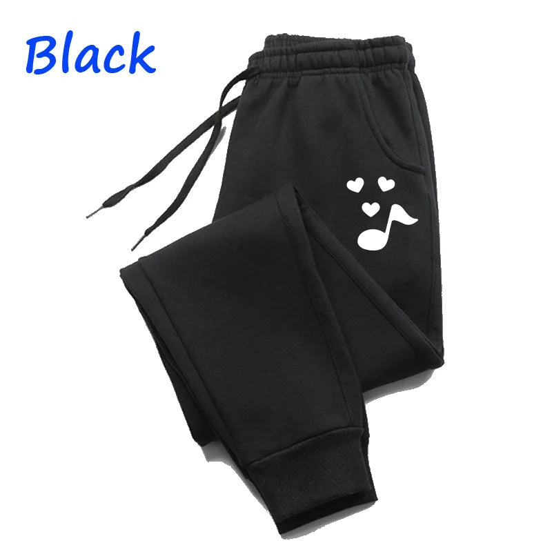 Comfy Music Printed Woman's Sweatpants