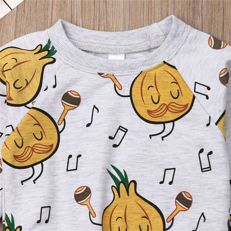 Kid Onion Music Clothing Set