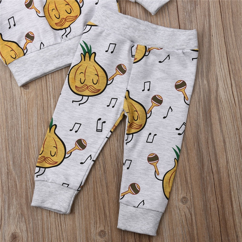 Kid Onion Music Clothing Set