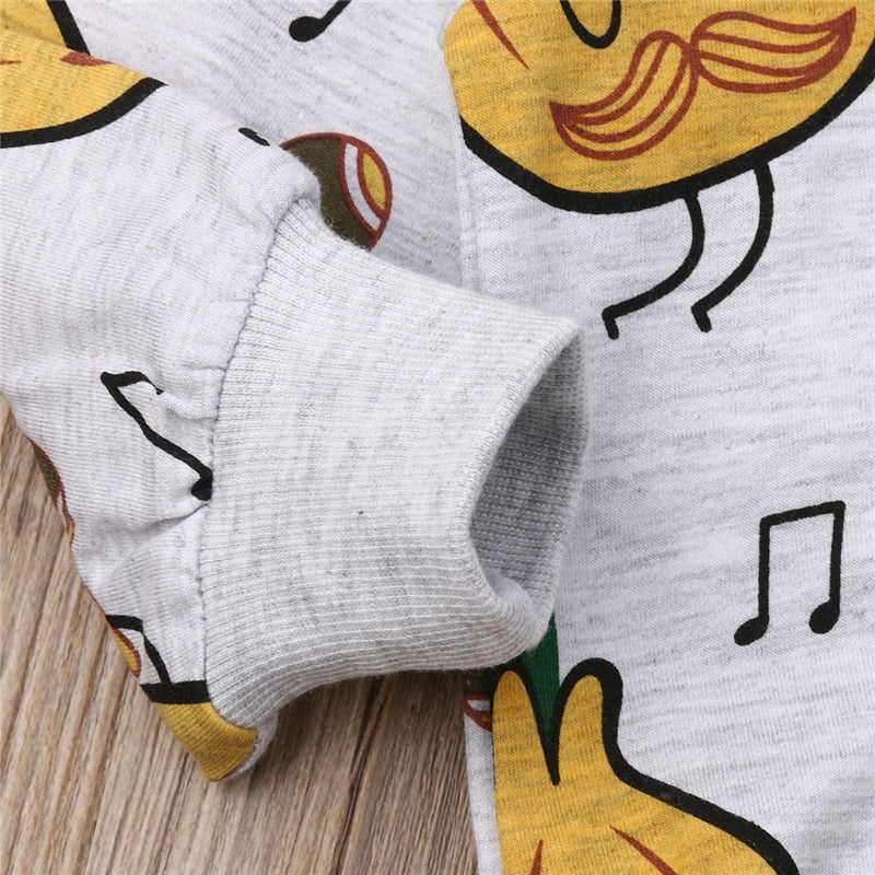 Kid Onion Music Clothing Set