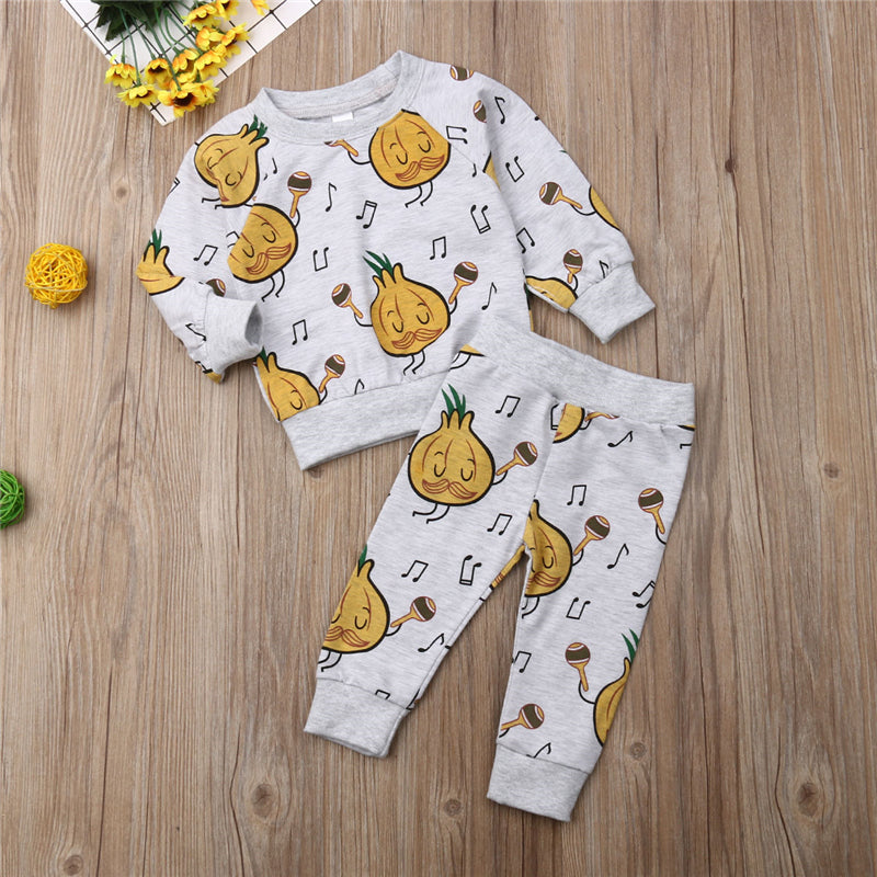 Kid Onion Music Clothing Set
