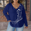 Musical Blue Plus Size T-Shirt