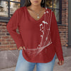 Musical Red Plus Size T-Shirt