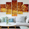 Modern Piano Keys Music Canvas Art