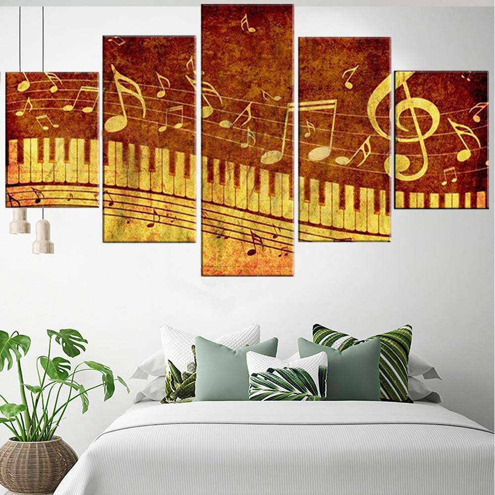 Modern Piano Keys Music Canvas Art
