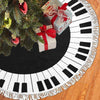 Piano Keys Christmas Tree Skirt