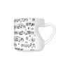 Zip-up Music Sheet Heart-shaped Mug