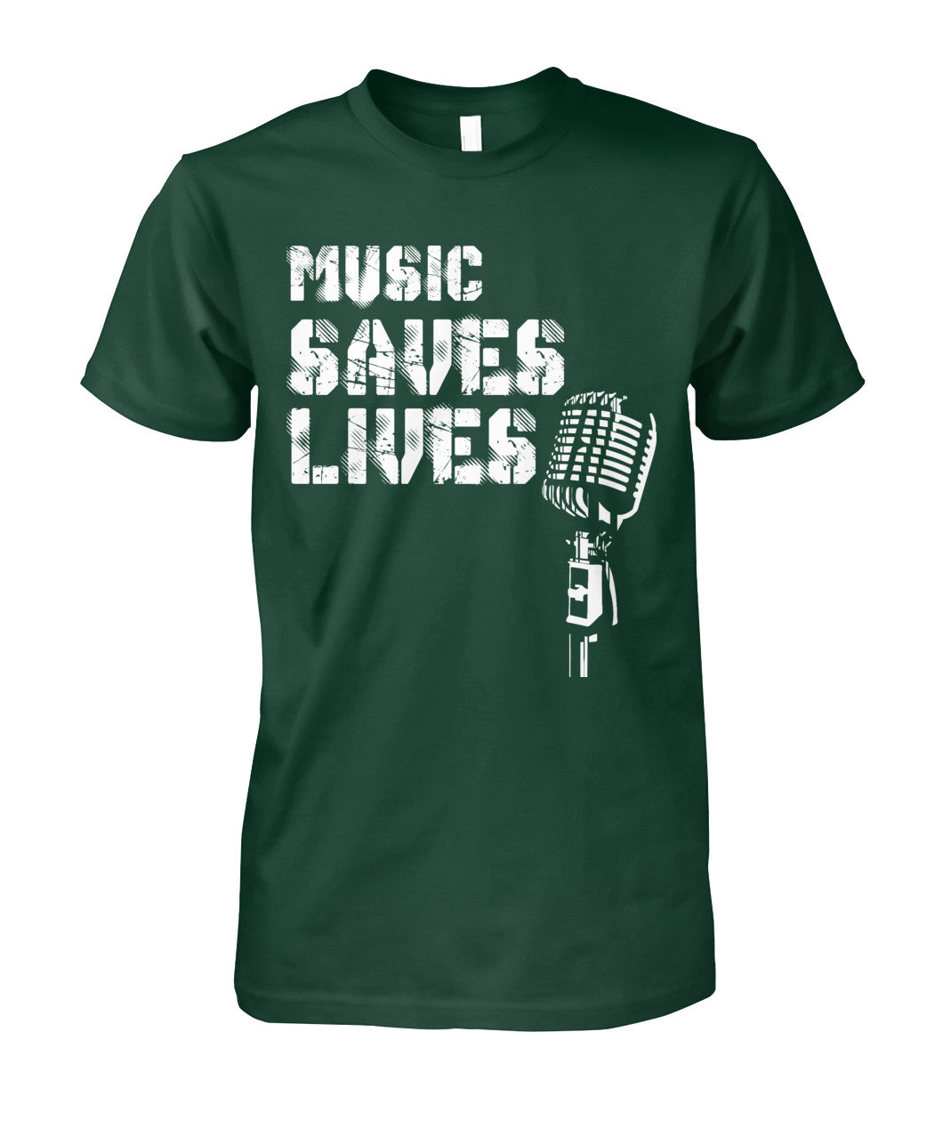 Music Saves Lives T-shirt (Black edition)