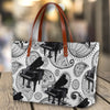 Piano Paisley Tote Bag