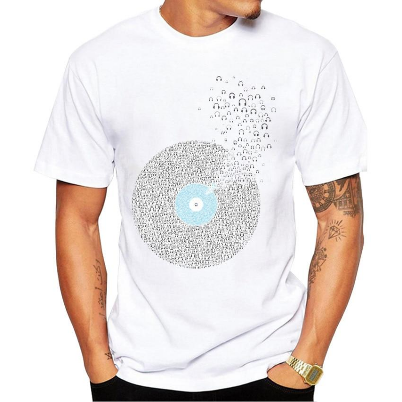 Headset Vinyl Record T-Shirt
