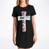 Piano Keys Cross T-Shirt Dress