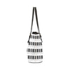 Piano Keys Leather Tote Bag