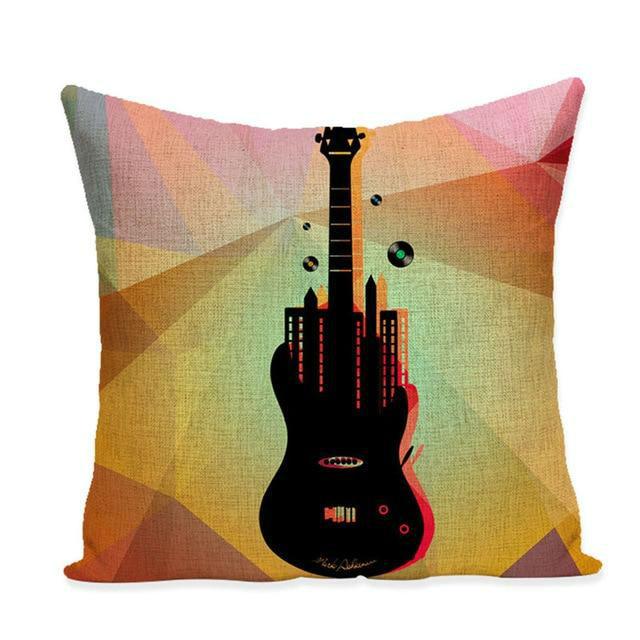 Music Guitar Saxophone Pillowcases
