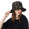 Musical Black Bucket Hat