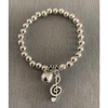 Free - Treble Clef Bell Bracelet