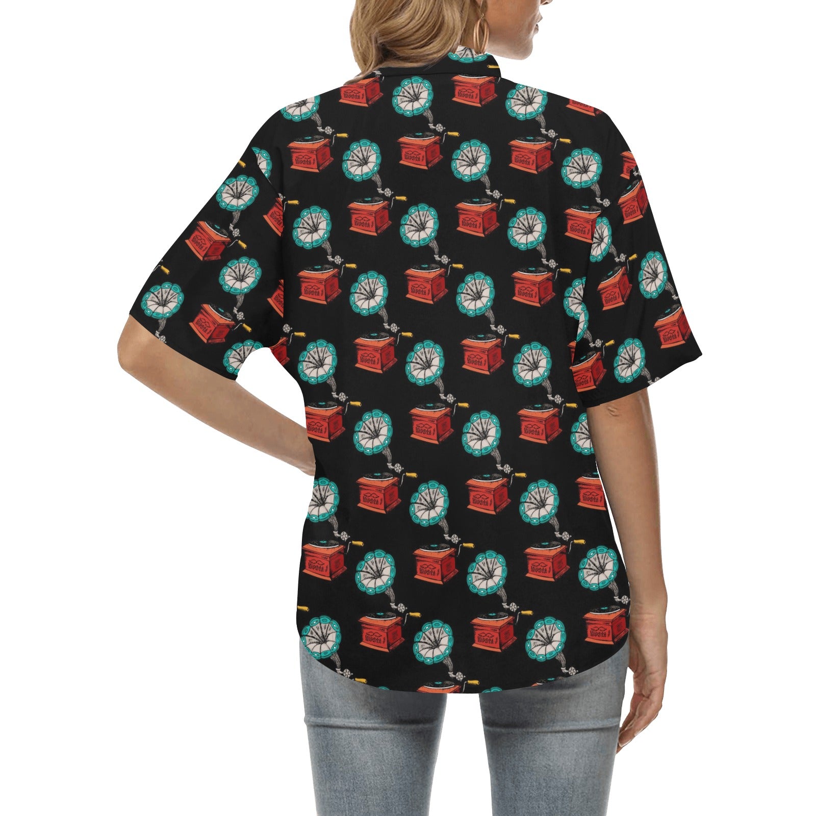 Gramophone Hawaiian Shirt