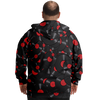 Vinyl Plus-Size Zip Hoodie