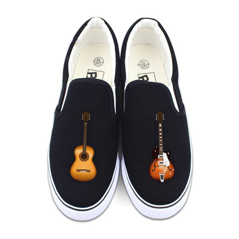 Low Top Guitar Canvas Sneakers