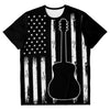 Guitar American Flag T-Shirt