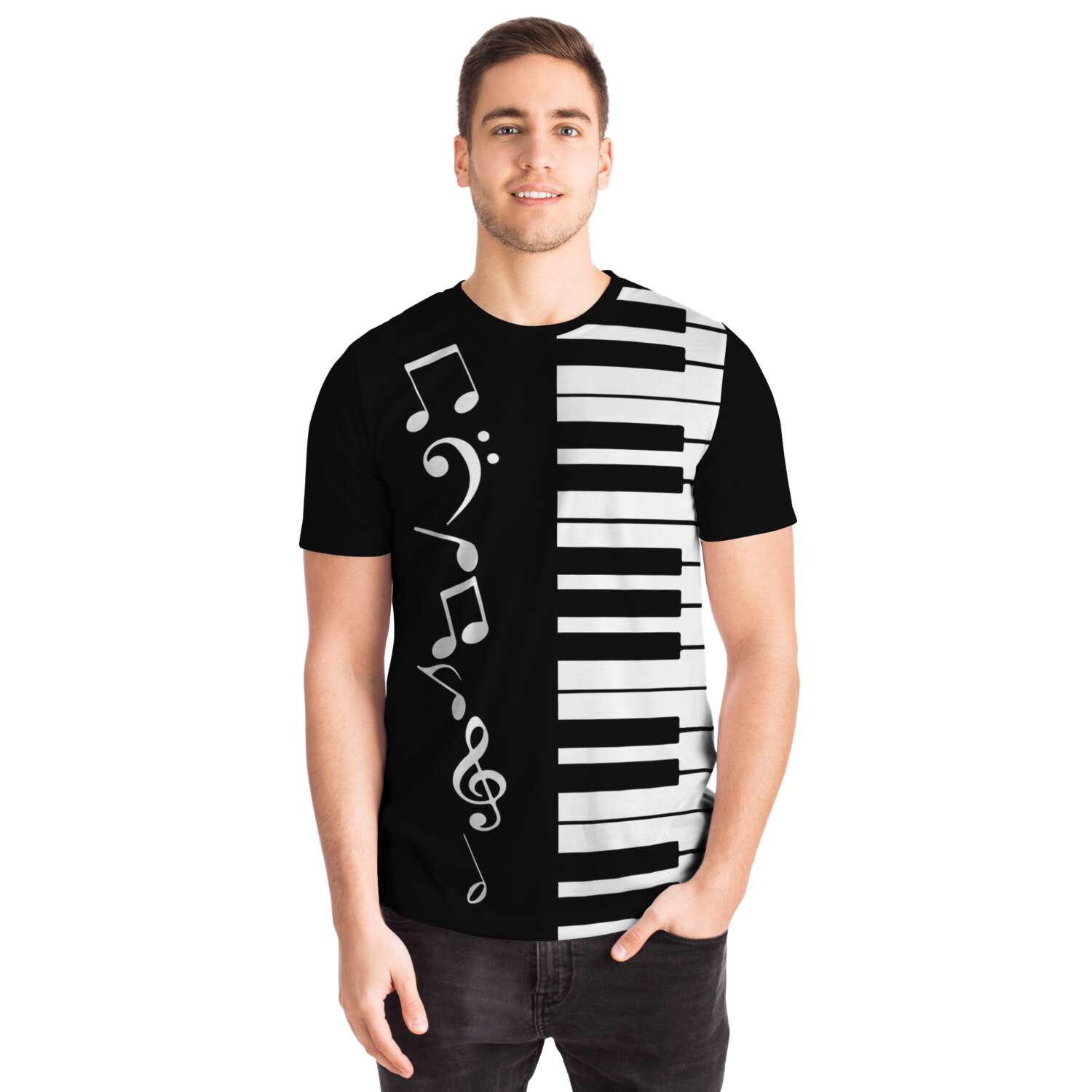 Piano And Musical Notes T-Shirt