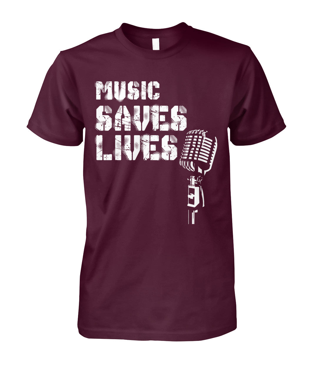 Music Saves Lives T-shirt (Black edition)
