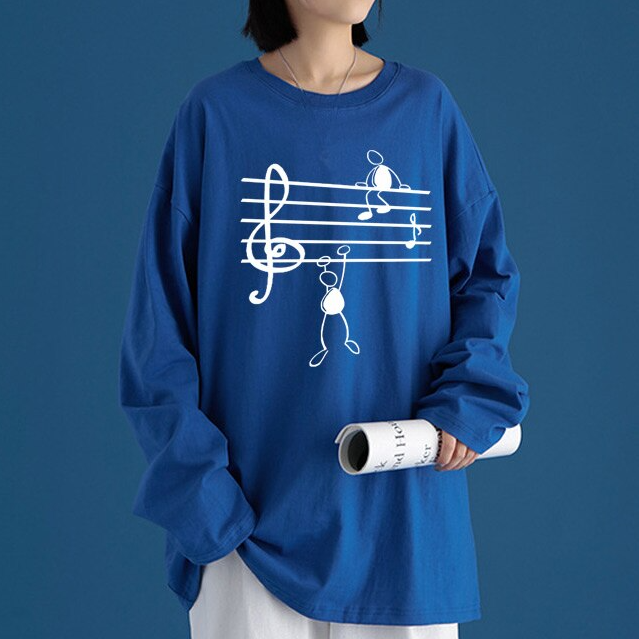 Treble Clef Long Sleeve Shirt
