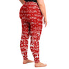 Music Notes Christmas Plus Size Leggings