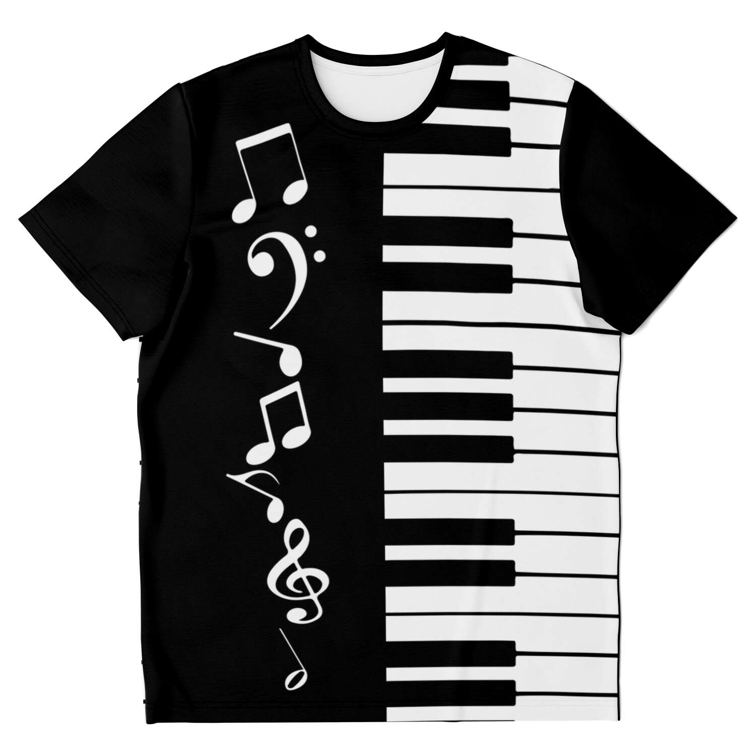 Piano And Musical Notes T-Shirt