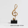 Golden Music Notes Ornament