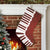 Piano Keys Red Christmas Stocking