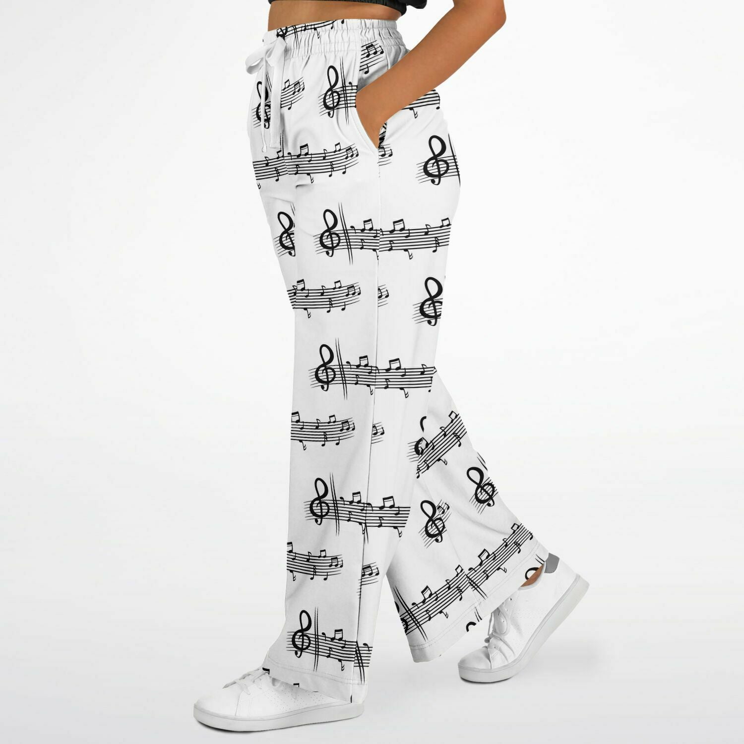 Music Notes Isolated Flare Jogger