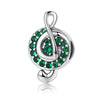 Music Note Green Beads Pendant