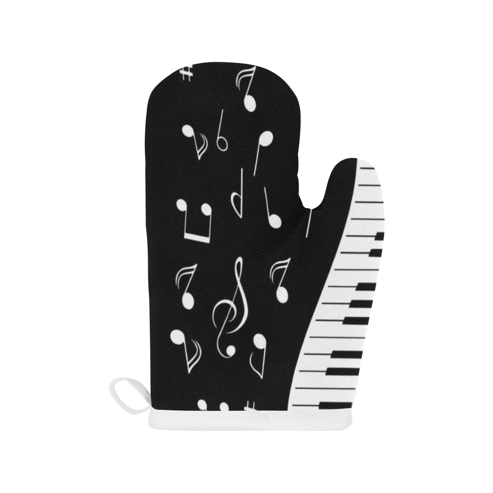Piano Music Notes Oven Mitt