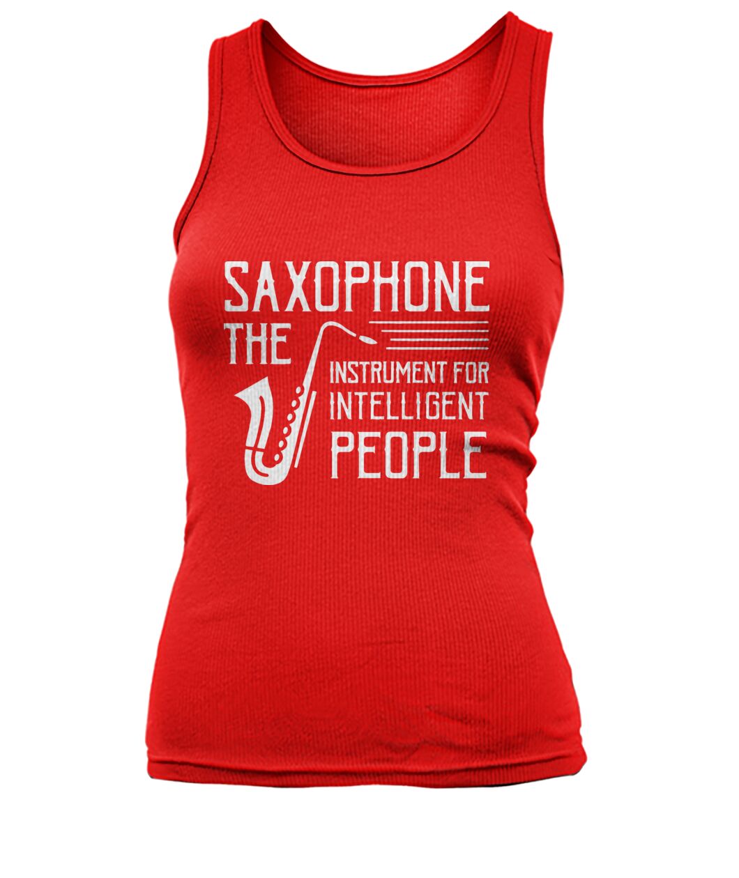 Saxophone Intelligence People Tank Top