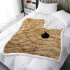 Old Music Notes Blanket