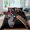 Red/Black Electric Guitar Bedding Set
