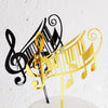 Piano Music Theme Acrylic Cake Topper