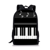 Music Notes Piano School Bag Set