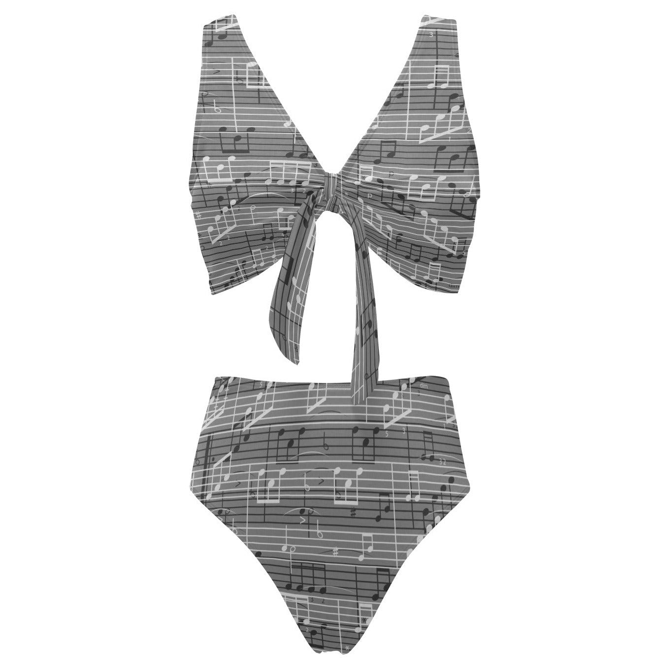 Musical Grey Bikini Swimsuit