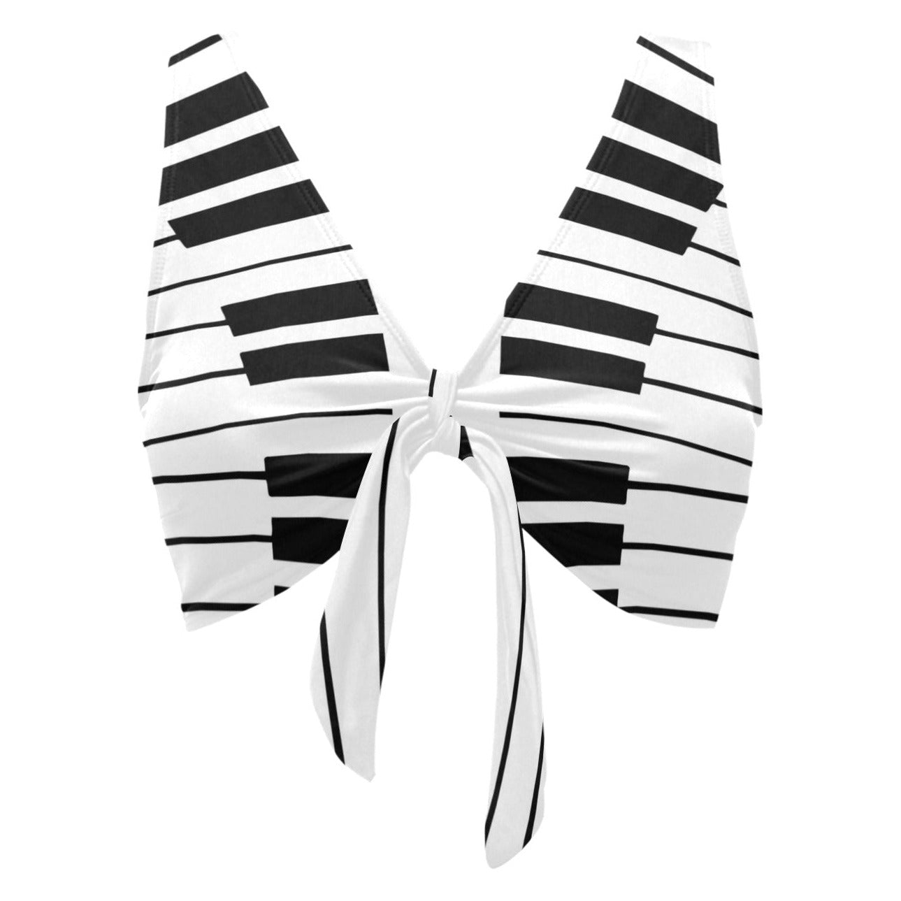 Piano Keys Bikini Top