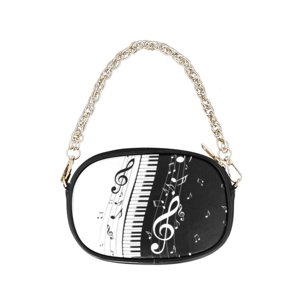 Piano Music Chain Purse
