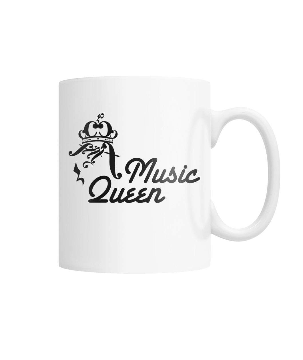 Music Queen White Coffee Mug
