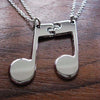 Music Note Friendship Pendant Necklace - Artistic Pod