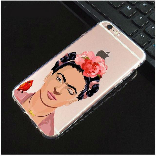 Frida Kahlo Fitted iPhone Cases