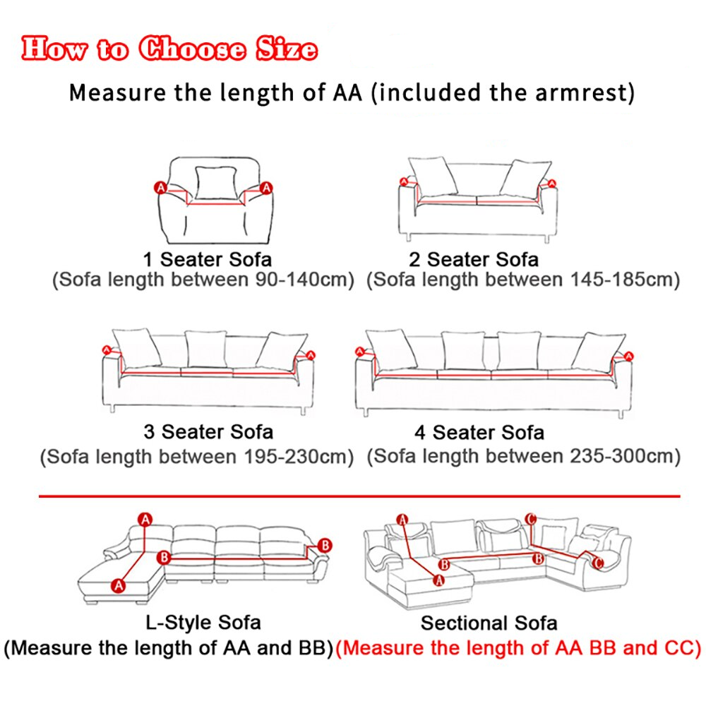 Piano Keys Sectional Sofa Cover