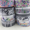 Musical Printed Grosgrain Ribbon